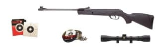 Vzduchovka Gamo Combo DeltaMax Force r. 4,5mm, puškohled Gamo 4x32 + 250ks diabolo