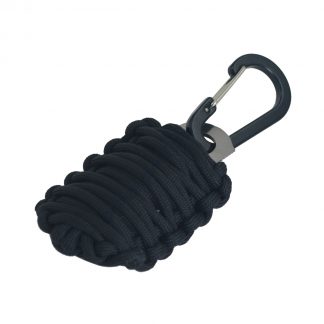 Balíček Paracord pro přežití - černý