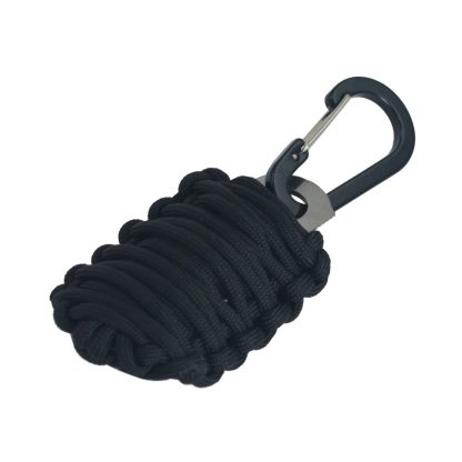 Balíček Paracord pro přežití - černý