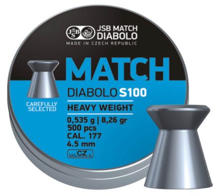 Diabolo JSB Match - S100 / cal. 4,5 mm - 500 ks