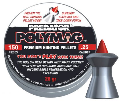 Diabolo PREDATOR POLYMAG 6,35mm -150ks