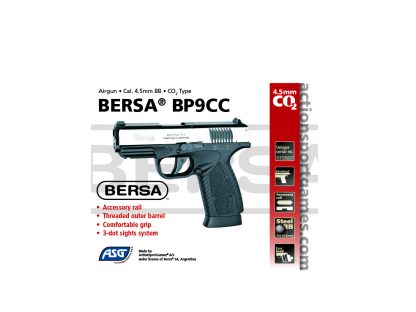 Vzduchová pistole ASG BERSA BP9CC DT CO2 4,5mm