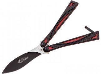 Nůž motýlek  Osiris Albainox 36218 červený