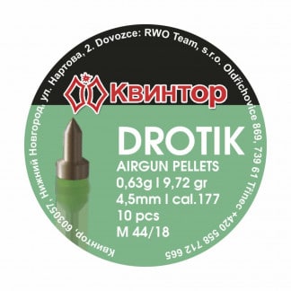 Diabolo Kvintor Drotik cal.4,5mm - 10ks