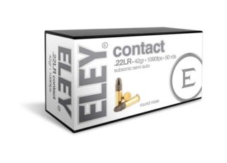 Náboj .22LR ELEY Contact Subsonic– 50 ks