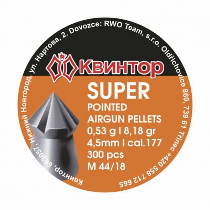 Diabolo Kvintor Super Pointed cal.4,5mm - 300ks