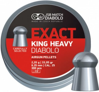 Diabolo JSB Exact King Heavy 300ks, cal.6,35mm