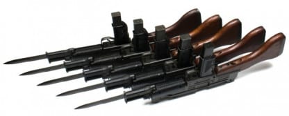 Samonabíjecí puška UZI-S + bodák, r. 9mm Luger