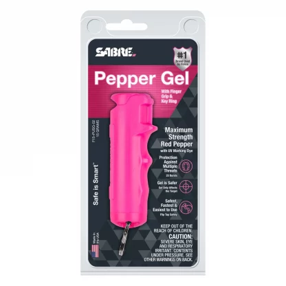 Obranný sprej SabreRed GEL klíčenka - růžový - Image 2
