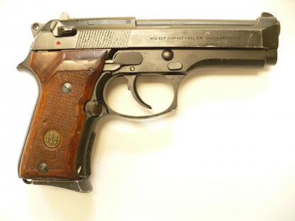Samonabíjecí pistole Beretta 92 F Compact, r.: 9mm Luger – použitá