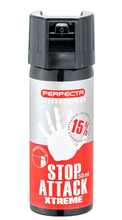 Obranný sprej pepřový Perfecta Stop Attack Xtreme OC JET 50ml